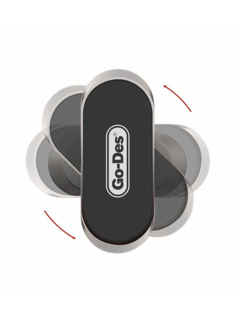 GO-DES All Round Rotating Mini Bracket GD-HD708 Magnetic Mobile Phone Holder - Image 1