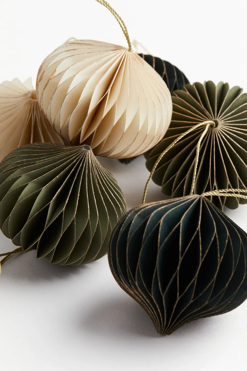 H&M 6-pack Christmas decorations