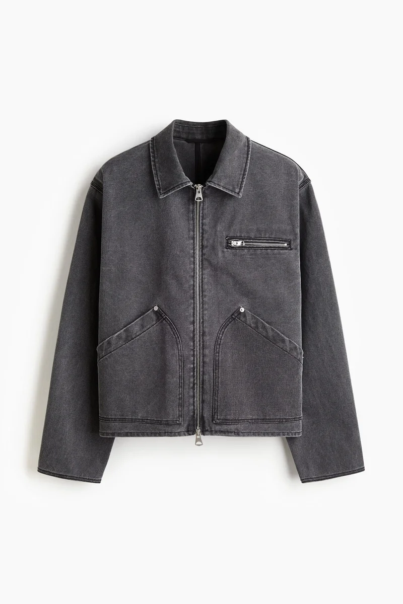 H&M Loose Fit Canvas utility jacket