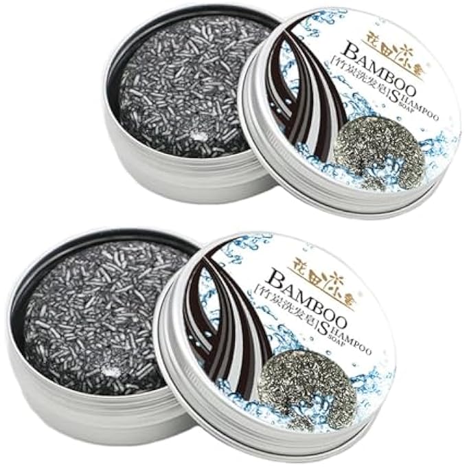 GREY SHINE SOAP, ANTI GREY BAR, NATURAL HAIR SOAP FOR GREY HAIR, GREY SHINE HAIR REVITALISABLE, SOLID SHAMPOO BAR, HAIR BLACKOUT SOLID SHAMPOO, CLEAN AND REFRESHING, SHINY HAIR (2 PIECES) - Image 1