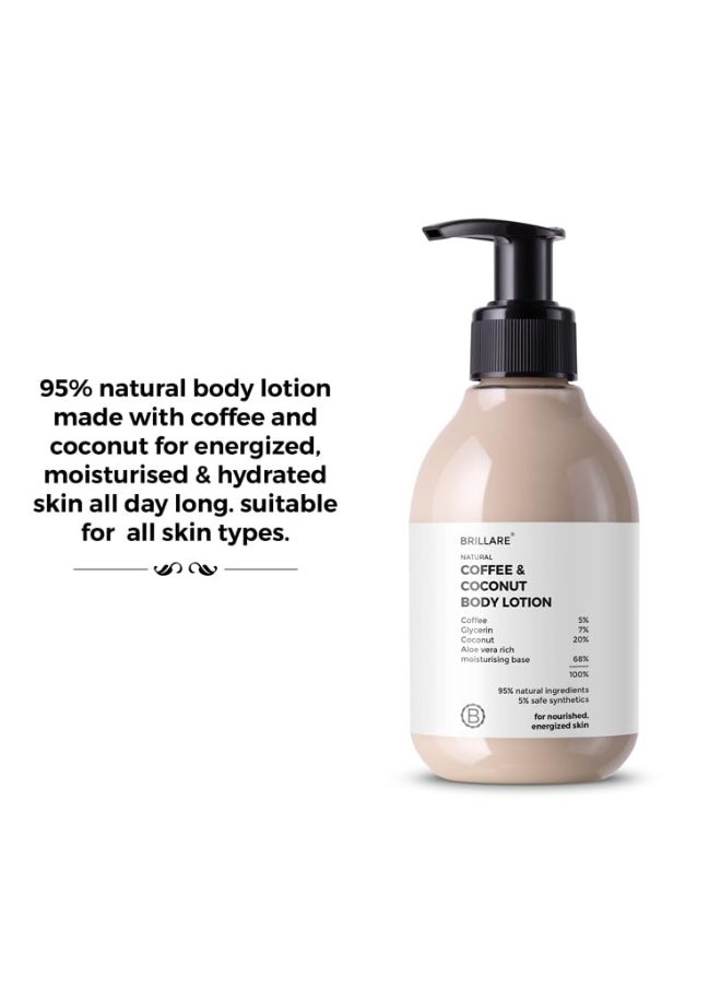 BRILLARE Coffee & Coconut Body Lotion for Energized & Moisturised Skin  - Image 5