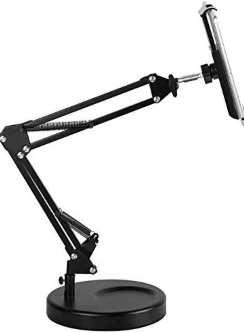 ELTRAZONE Best Flexible Long Arm Tablet PC Holder 360° Rotating metal Desktop Stand bedside phone holder - Image 1