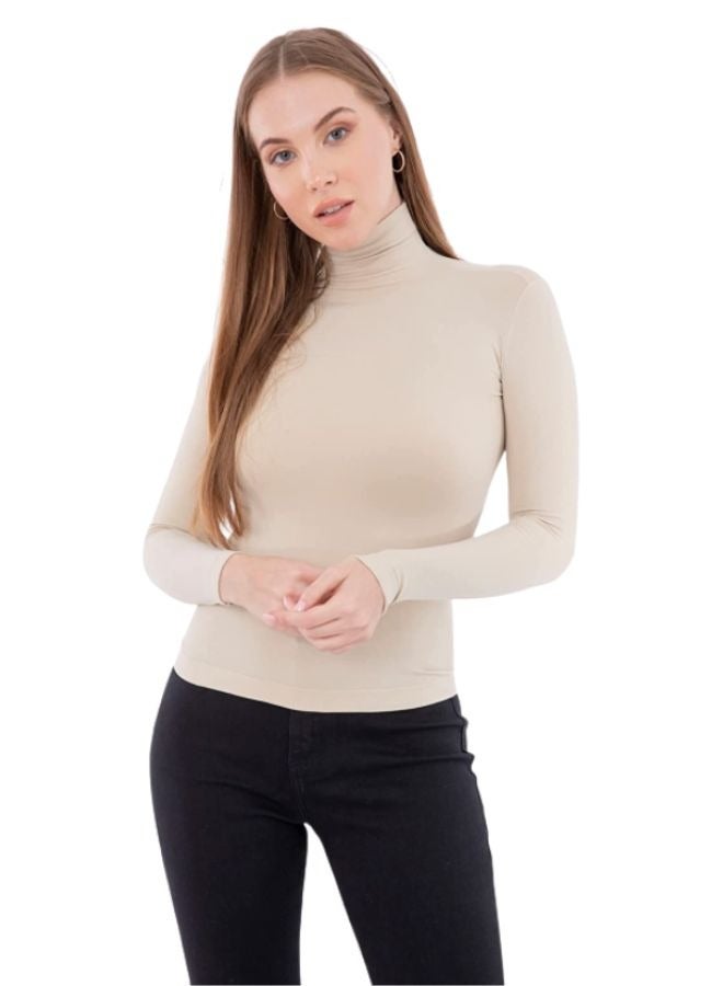 Carina Lycra T-shirt with collar and long sleeves  - Image 1