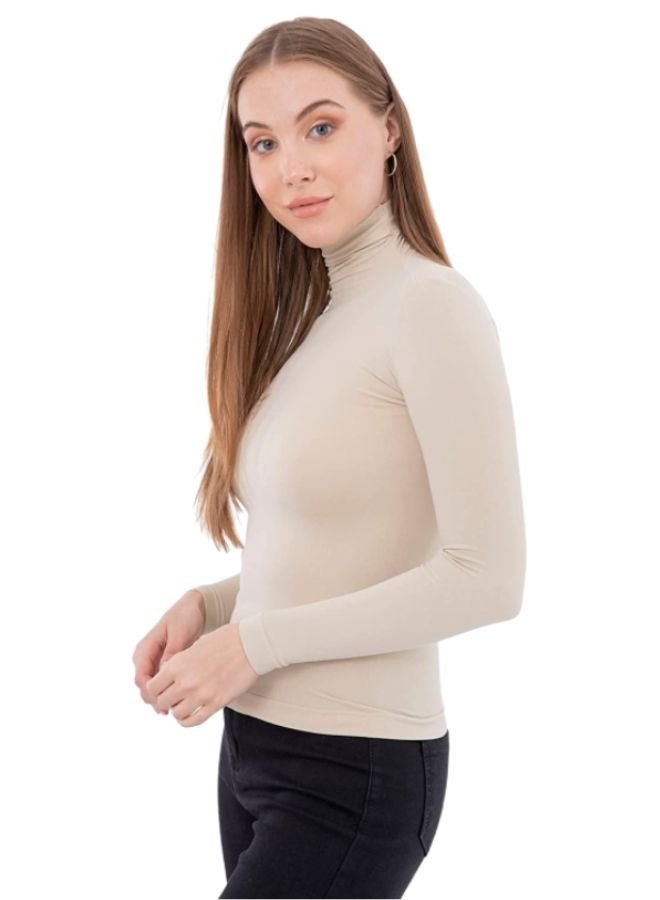 Carina Lycra T-shirt with collar and long sleeves  - Image 2