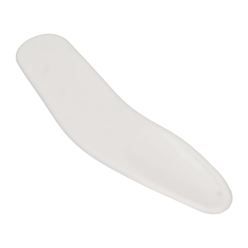 50pcs Mini Cosmetic Cream Spatula Curved Shaped Reusable Eye Cream Applicator for Nail Glue White - Image 2