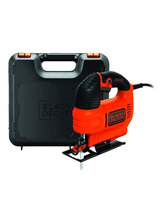 BLACK+DECKER Jigsaw 520W Variable Speed With Kitbox Orange/Black - Image 1
