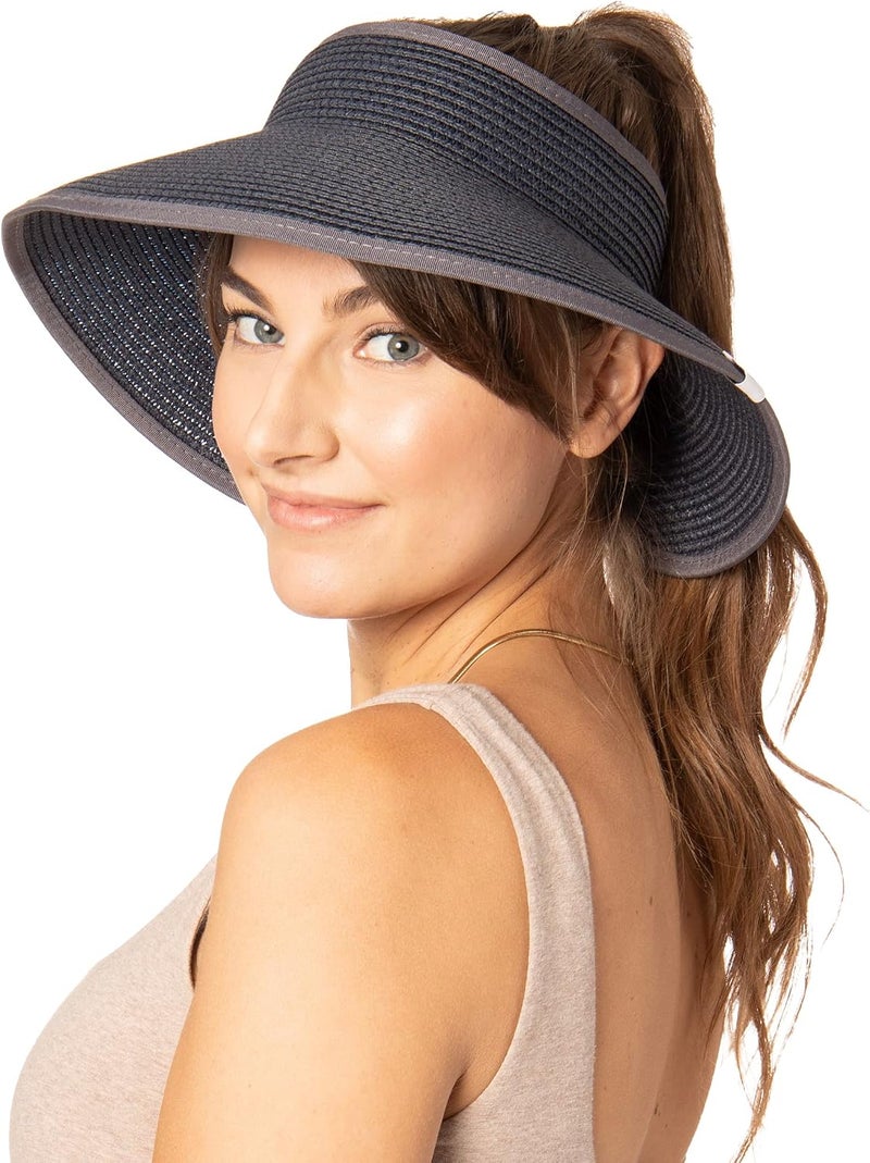 Ocean Pacific womens Roll Up Visor - Image 1