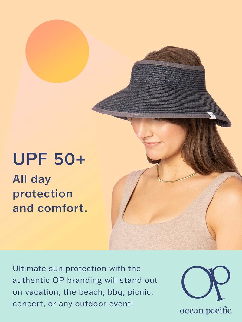 Ocean Pacific womens Roll Up Visor - Image 3