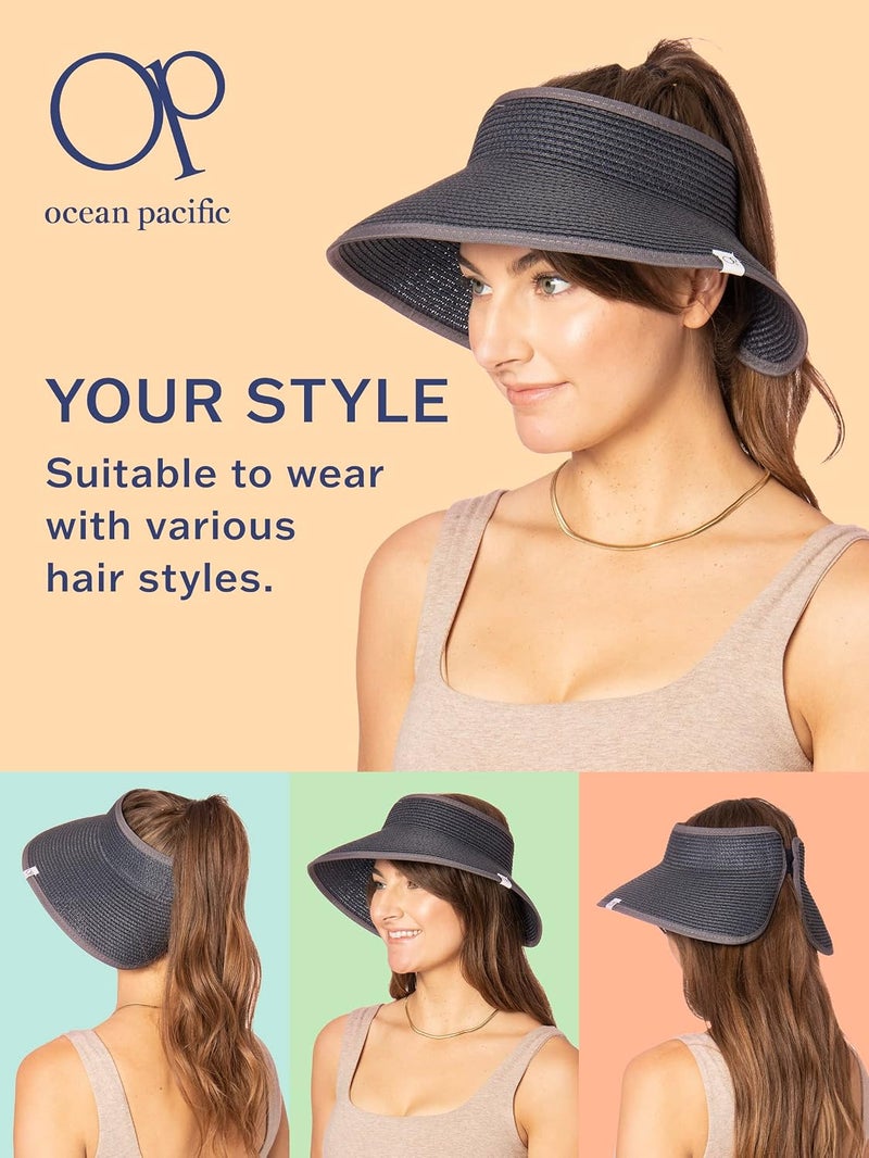 Ocean Pacific womens Roll Up Visor - Image 5