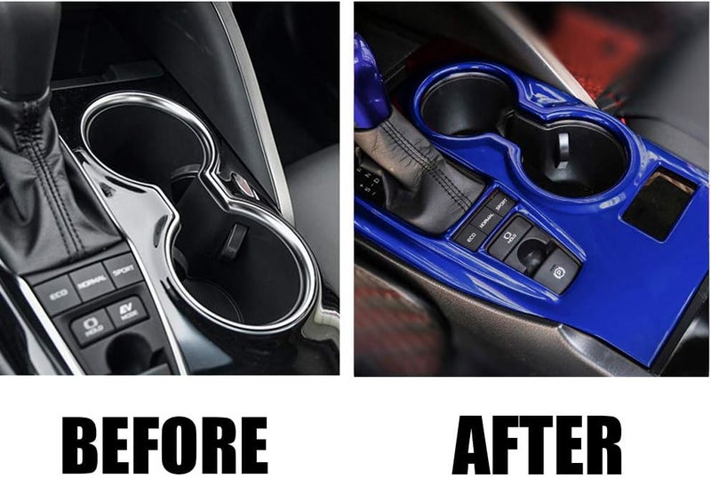 XITER Blue ABS Gear Shift Knob Console Panel Trim for Toyota Camry XLE/XSE 2018-2024 - Image 2