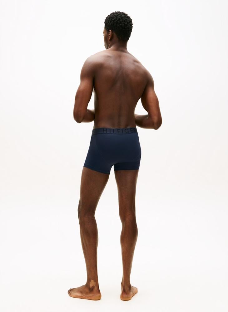 TOMMY HILFIGER 3-Pack Logo Waistband Cooling Microfibre Trunks - Image 3