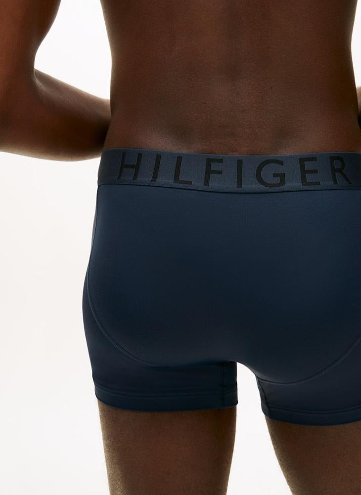 TOMMY HILFIGER 3-Pack Logo Waistband Cooling Microfibre Trunks - Image 5