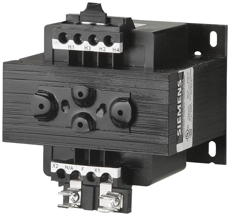 SIEMENS Industrial Power Transformer Domestic 240 X 480 Primary Volts 5060Hz 120 X 240 Secondary Volts 200VA Rating 