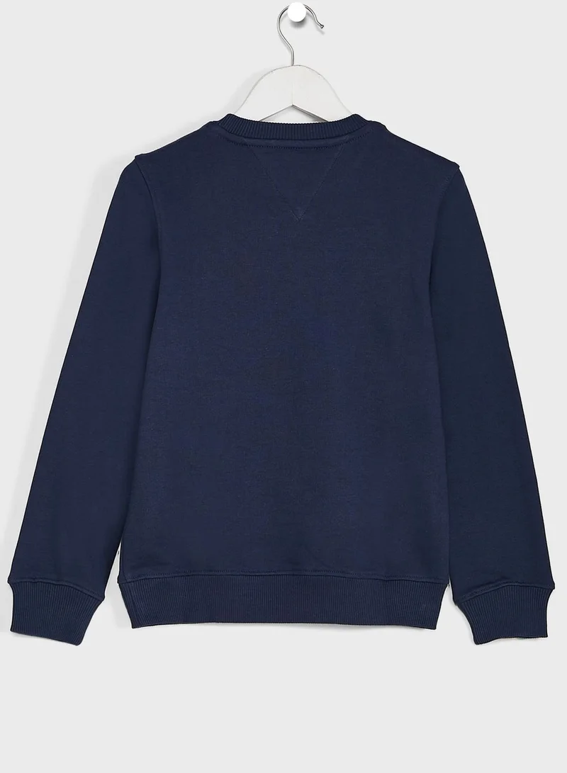 TOMMY HILFIGER Youth Logo Sweatshirt