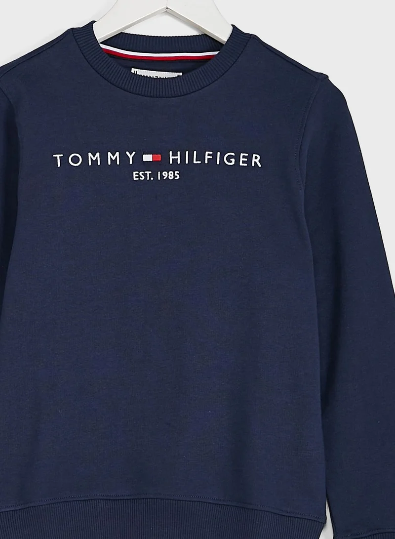TOMMY HILFIGER Youth Logo Sweatshirt