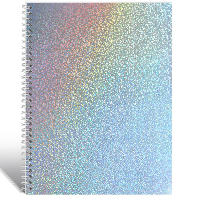 Dajino Large Reusable Sticker Book Collecting Album 8.5Ã—11 Inch Sticker Storage Collection Organizer Book for Adult with 40 Sheets Letter Size Blank Release Paper and Holographic Cover (Dot) - Image 1