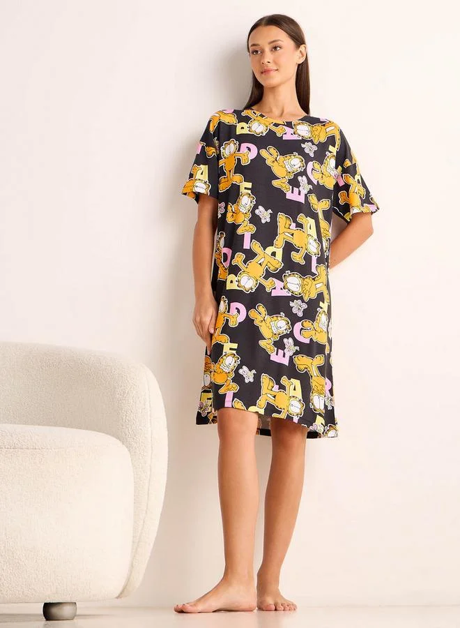 سبلاش فيڤ قميص نوم بطبعات غارفيلد كاملة