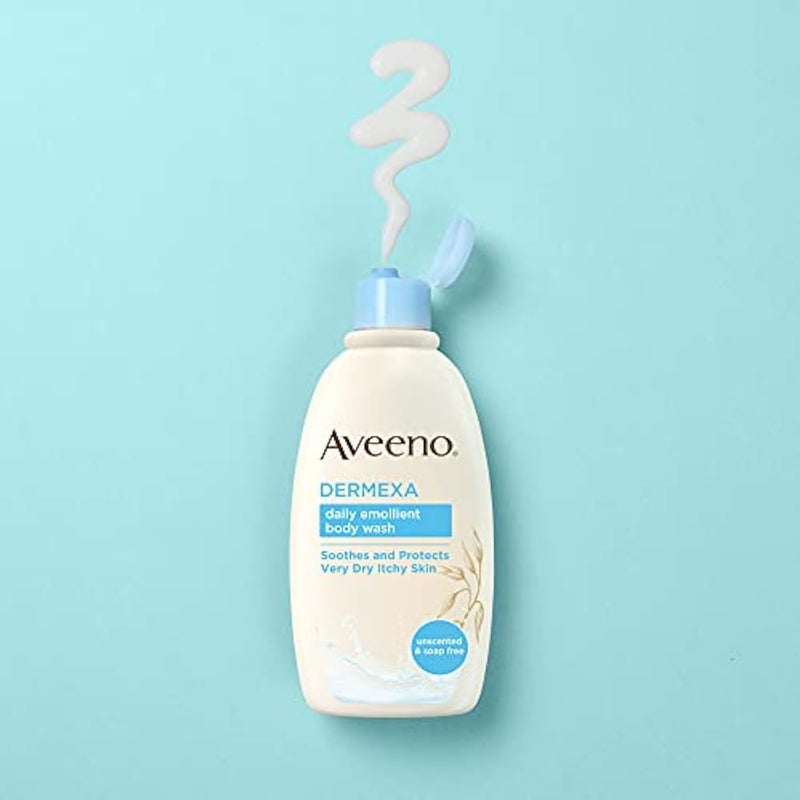 AVEENO Emollient Body Wash, Dermexa, 300ml - Image 5