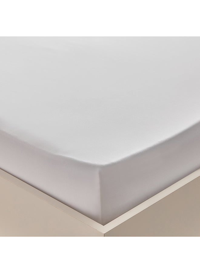 Home Box Grande Affordables White Haven Geta King Percale Cotton Fitted Sheet 200 x 33 x 180 cm - Image 5