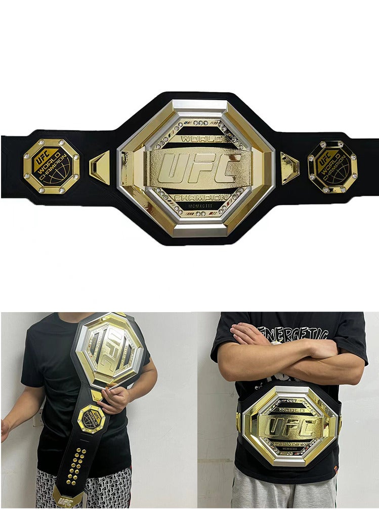 UFC MMA Championship Belt Adult Size 1:1 Replica - Souvenir Prize for Sanda Boxing Gym Decor - Image 1