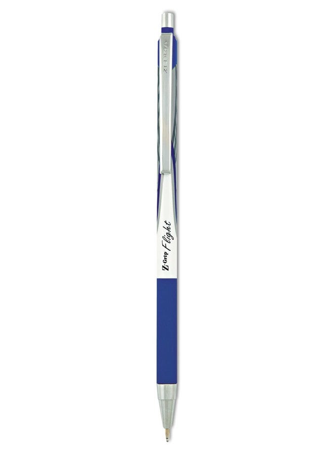 Zebra Technologies Zebra Z-Grip Flight Retractable Ballpoint Pen 1.2 mm, Bold, Blue, Dozen (21920) - Image 1