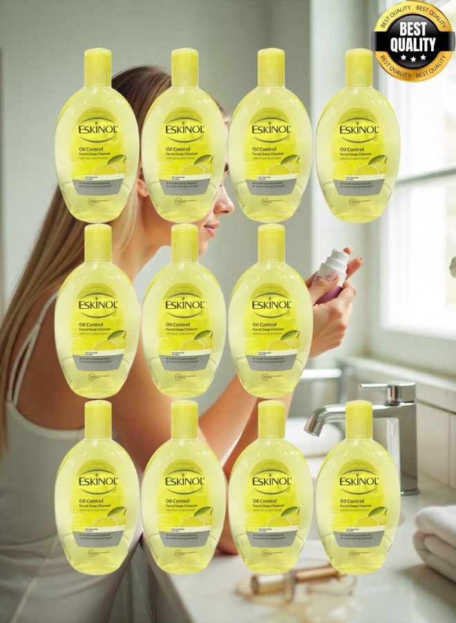 Eskinol 11 Pieces Eskinol Oil Control Facial Deep Cleanser 225 ml - Image 1