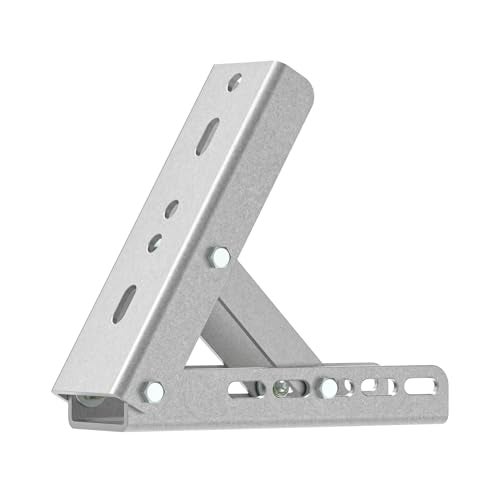 SyunsXoon Universal Roof Mounting Bracket for Retractable Awnings, Adjustable Angle Premium Aluminum Roof Mounted Awning Bracket - Image 1
