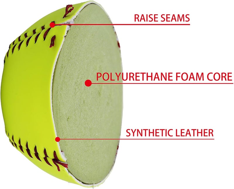 PHINIX Safety Softball for Training and Recreational Play 11" & 12" Options - Image 2