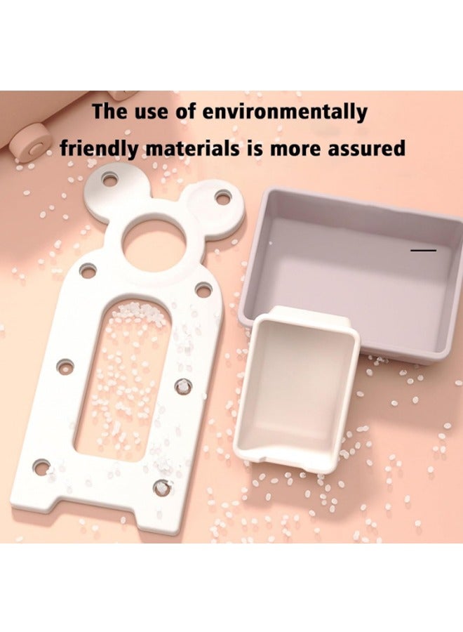 Beauenty Kids Toy Organizers and Storage with 10 Removable Plastic Bins, Multi-Purpose 4-Tier Toy Shelf to Organize Toys for Playroom, Bedroom, Daycare, Nursery - Image 5