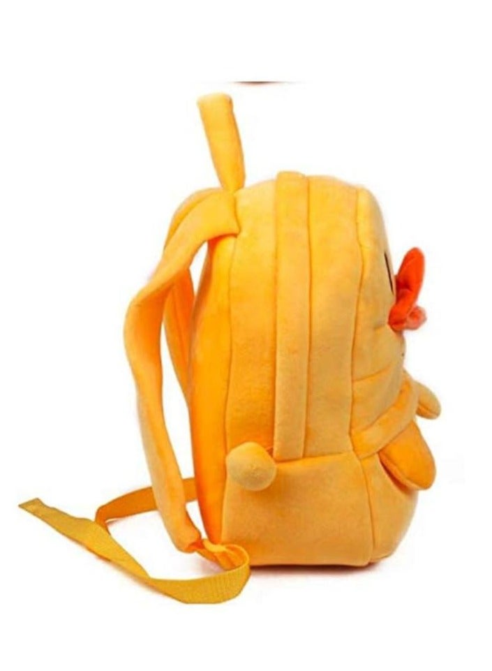 blue tree New Velvet Kids School Nursery Picnic CarryTravelling Bag 2 to 5 Age (Best Duck) (Yellow) - Image 3