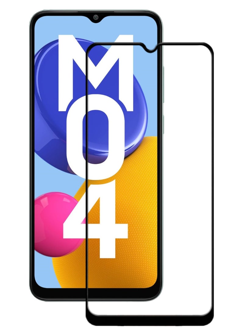 ACLIX Antistatic ESD Dustproof Premium Quality High Definition Tempered Glass Screen Protector Designed For Samsung Galaxy M04 - Image 1