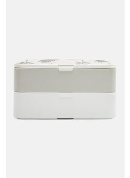 Lunch Box Bento With Cutlery, Grey