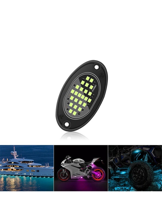 Loquat 12V Car LED Chassis Lights, Off-Road Jeep Wrangler Underbody Lighting Kit, Grille Atmosphere Lights (Set of 4) - Image 3