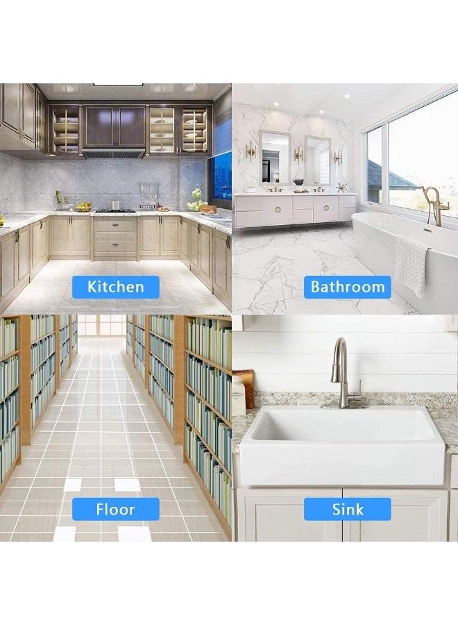 fantasize 10pcs 3 in 1 Caulking Tools, Caulking Finishing Tool Kit (stainless steelhead) Silicone Sealant Caulk Grout Remover Sc and Caulk Nozzle Applicator for Kitchen, Bathroom, Window and Sink Joint - Image 2