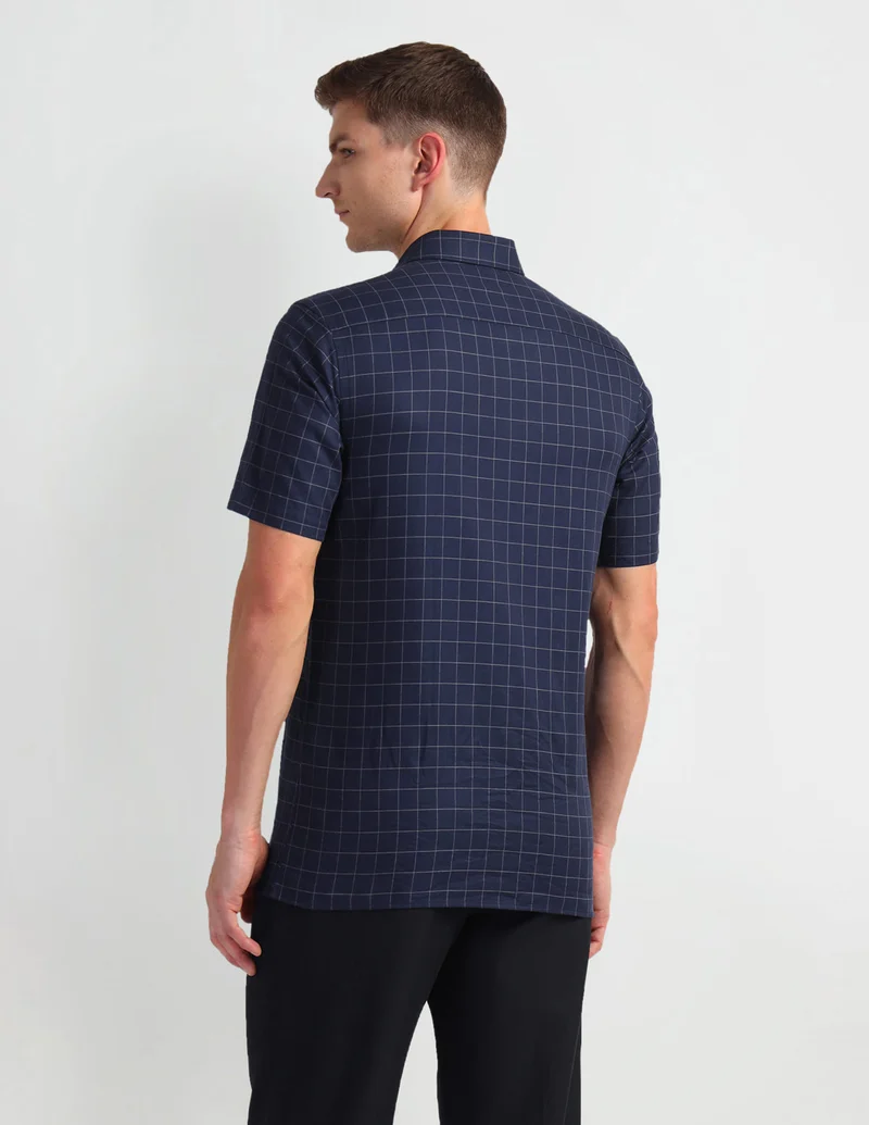 Arrow Navy ARAHSH0611 Dk. Brown Mens Shirt for Men | Best Price UAE