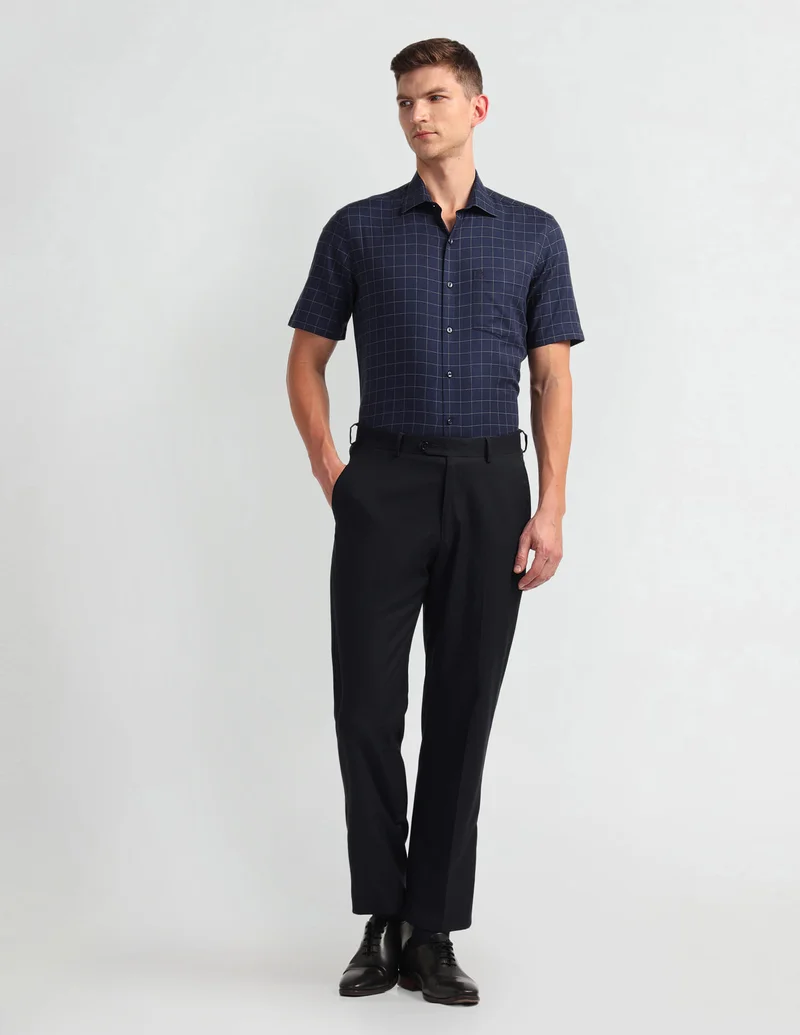 Arrow Navy ARAHSH0611 Dk. Brown Mens Shirt for Men | Best Price UAE
