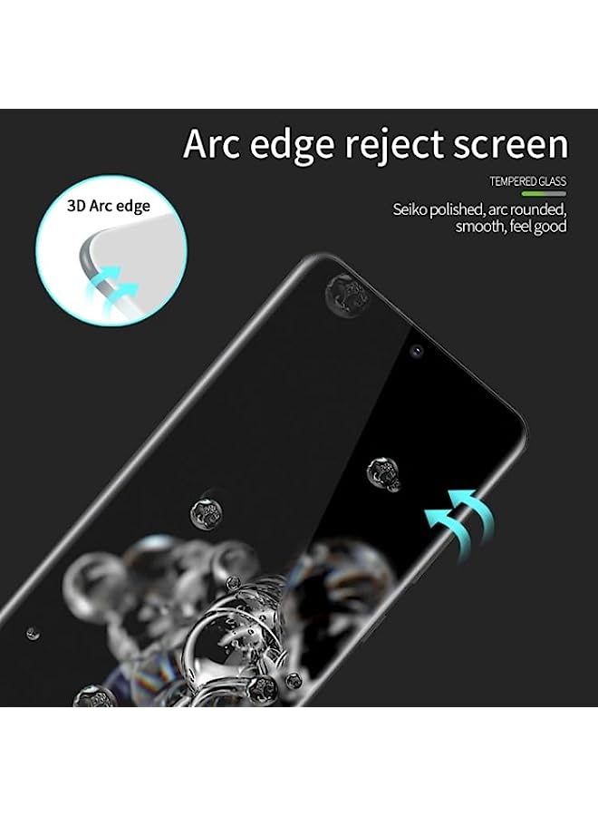MOFI Tempered Glass Screen Protector Compatible For Galaxy S20 Ultra MOFI 9H 3D Explosion Proof Thermal Bending Full Screen Covered Tempered Glass Film - Image 5