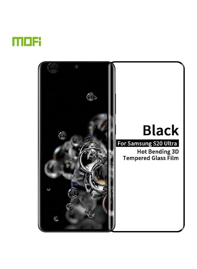 MOFI Tempered Glass Screen Protector Compatible For Galaxy S20 Ultra MOFI 9H 3D Explosion Proof Thermal Bending Full Screen Covered Tempered Glass Film - Image 1