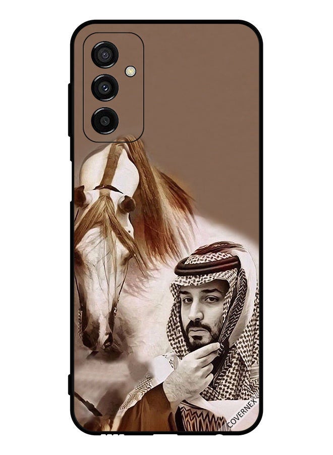 Covernex Protective Case Cover For Samsung Galaxy M23 Mohammad Bin Salman In Front Of Horse - Image 1