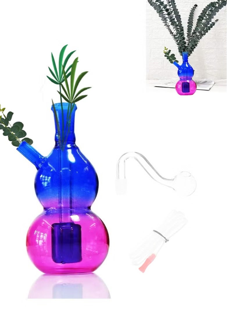 Handmade Home Decorative Multi Layers Mini Glass Vase For Plants and Flowers  - Image 1