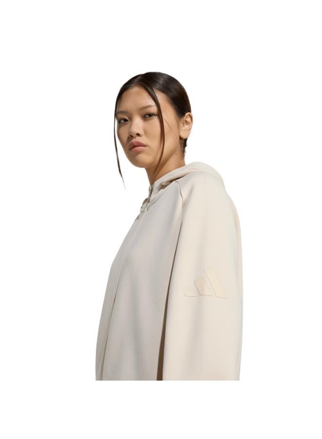 Adidas SOFT LUX FULL-ZIP HOODIE - Image 3