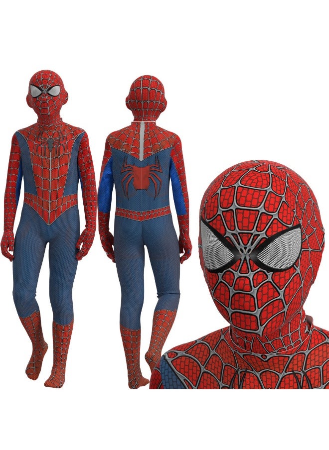 NIBEMINENT Halloween costumes: Spider-Man one-piece tight-fitting suit, Iron Man Boy, Avengers performance costume  - Image 1