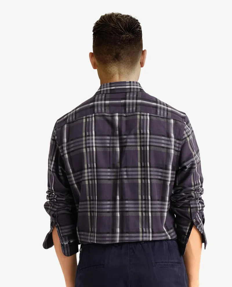 Rare Rabbit Men's Cotton Check Shirt
