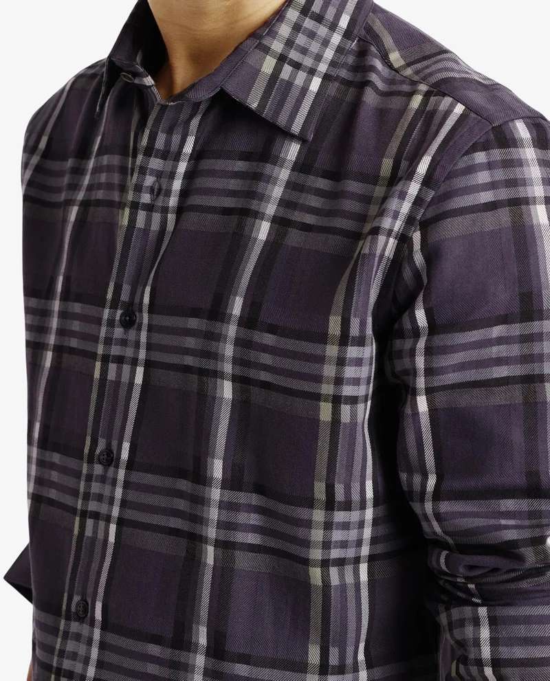 Rare Rabbit Men's Cotton Check Shirt