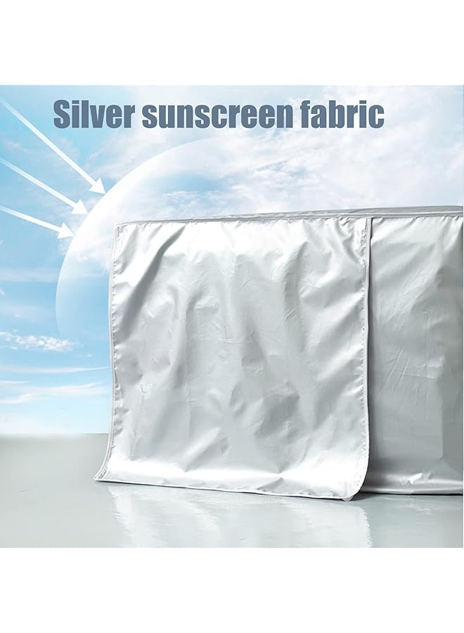 erorex Window Conditioner Cover Dust Proof Sun Cover Ac Unit Protective Cover Sound Insulation For The Outside 75X26X57Cm 29.5X10.2X22.4In - Image 4