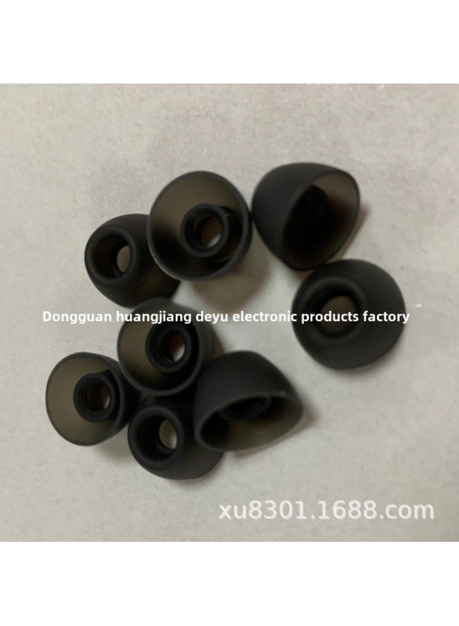 Direct Supply TWS True Wireless Bluetooth Headset Silicone Earplug Accessories Short Core Earplug Set Wholesale-Color:DY250 Black Trumpet  - Image 3