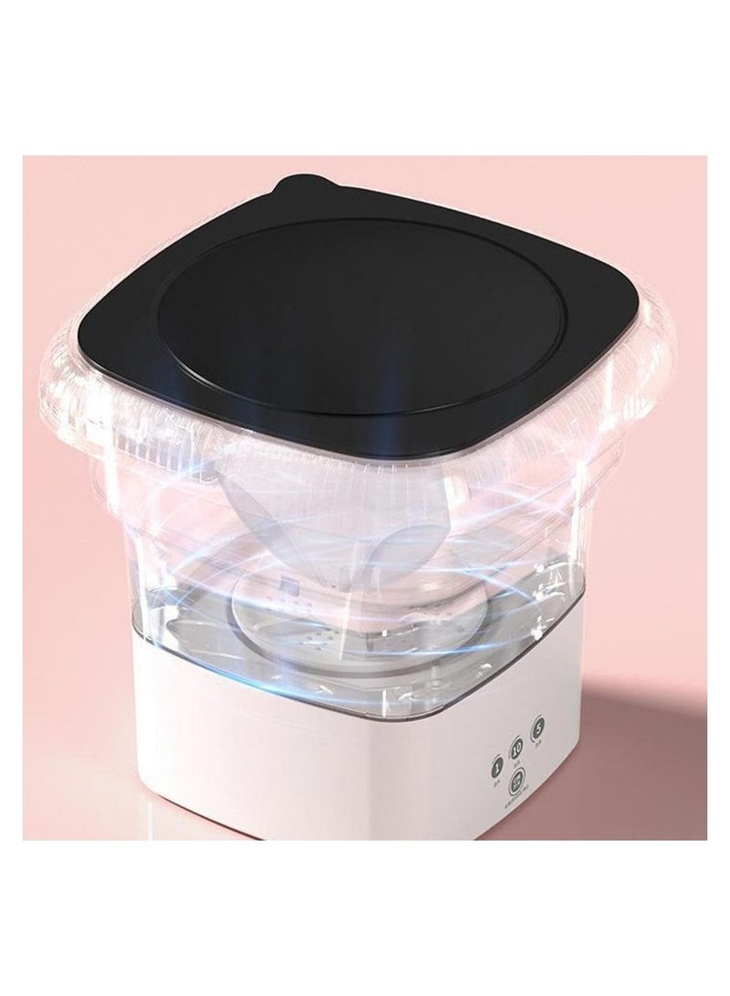 Mini Portable Folding Washing Machine (Purple) - Image 4