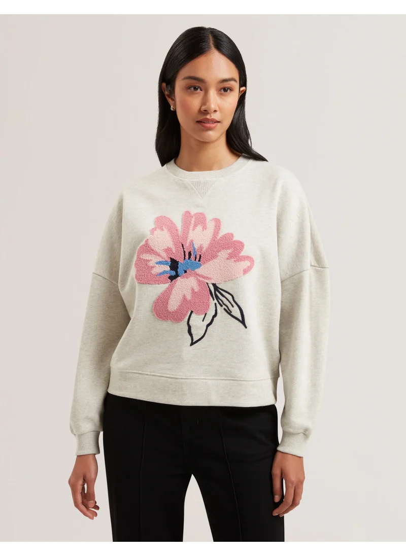 تيد بيكر Floral Crew Neck Sweatshirt