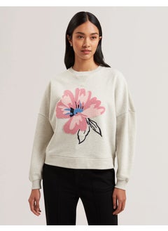 Ted Baker Floral Crew Neck Sweatshirt  - Image 1