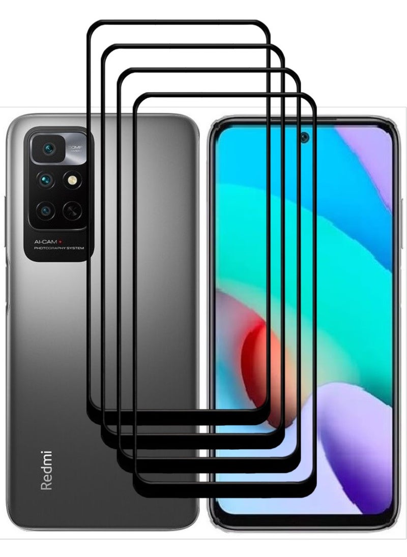 ACLIX 4 Pieces Antistatic ESD Dustproof Premium Quality High Definition Tempered Glass Screen Protector Designed For Xiaomi Redmi Note 11 4G - Image 1